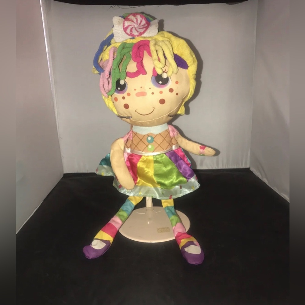 Flip Zee Girls Zandy Reversible 2 in 1 Plush Stuffed Doll 19” Candy